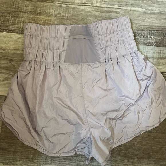 Free People Movement Shorts Way Home Women's Purple Lilac Lined High Rise L - Picture 2 of 5